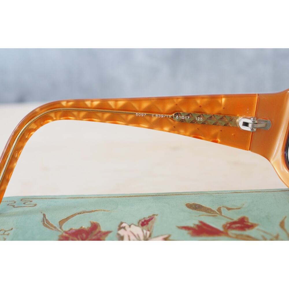 Vintage Chanel Eyeglass Quilted Made In Italy 5097 C. 839/11 Studded - Picture 10 of 16